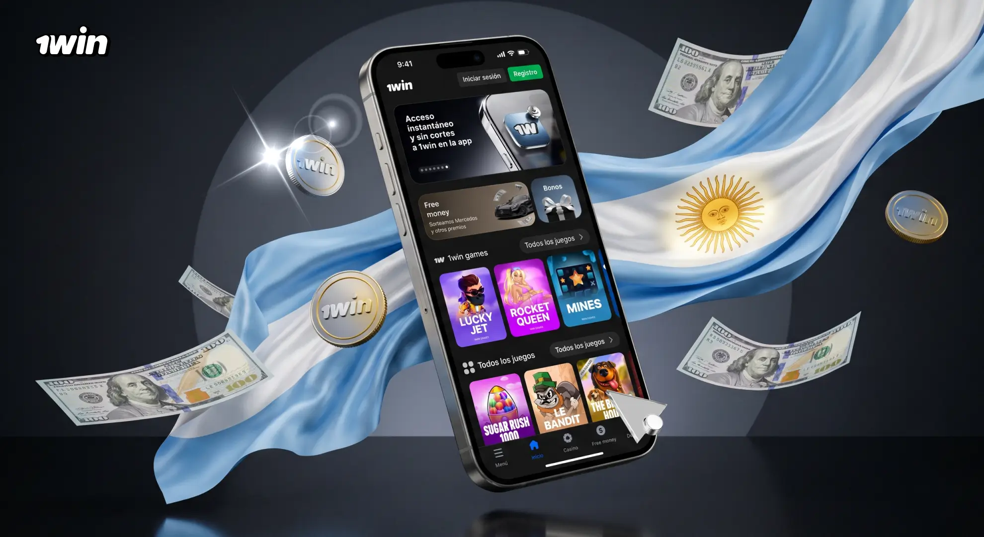 Aplicaciones móviles de 1win